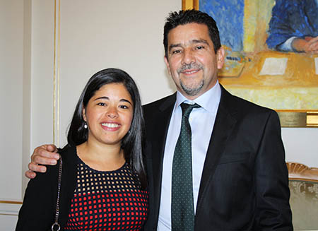 Marco Venega y Michelle