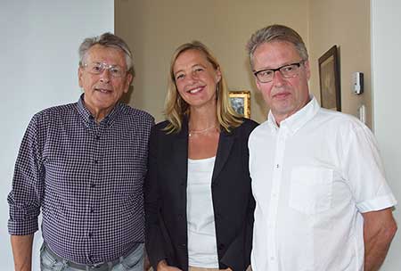 Erland Larsson, Magdalena Hedlund y Joakim Larsson