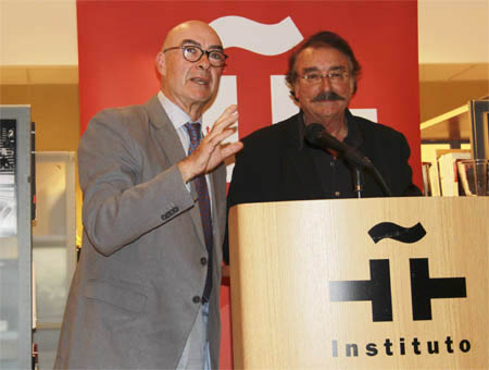 Joan Álvarez e Ignacio Ramonet